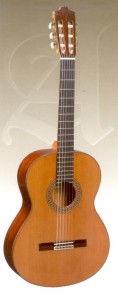 Alhambra 7C Classical Guitar (solid cedar top-solid mahogany back & sides) $1740