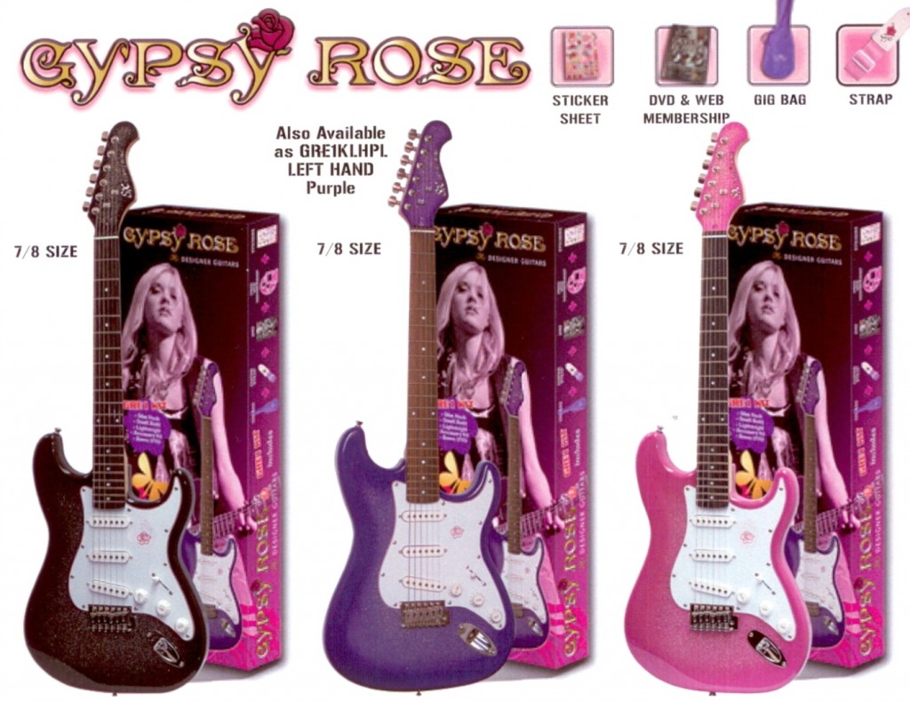 gypsy-rose-electric-guitar1 Gypsy Rose Electric Guitar (3 great colours) $239