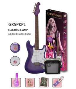 pinkbagkit Gypsy Rose Electric Guitar/Amp Pack $299