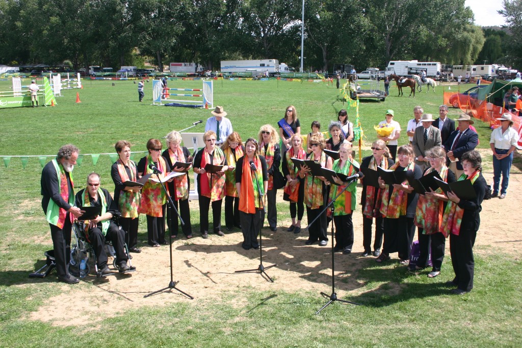 Cooma Harmony Chorus at Cooma Show 2009