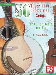 Code: 505990 $19.95  With the Three-Chord Christmas Songbook you will need only minimal playing skills and three chords - G, C, and D7 - to accompany each song in this great book. The jam-packed book is invaluable for all beginning musicians, casual musicians, teachers, family bands, and performers. Melody, lyrics, and chords are included for all songs. Guitar, uke, and five-string banjo diagrams are included for the three chords, along with basic accompaniment tips. Transposing and how-to-use-the-capo tips are included for singers. An invaluable sourcebook for teachers - and a handy, compact fakebook for performers. A unique collection of timeless songs for the entire family. Accompany 50 vibrant Christmas songs with only minimal playing skills. Each song includes melody, lyrics, and chords. Perhaps the most interesting collection of Christmas songs to be found in print today. Interesting historical images are found throughout the text. A superb book for getting beginners involved and keeping them involved. Only a few minutes of technical training equips any person to accompany all 50 songs in this book. Teachers can use this collection as a foundation to teach more advanced patterns and arranging techniques. Excellent "mini fake book" resource for all musicians and performers.