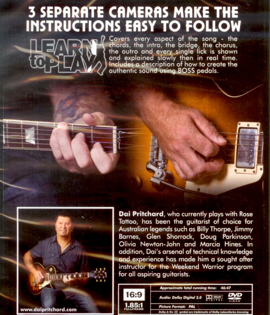 classic aussi rock vol 3 back cover (Back Cover)