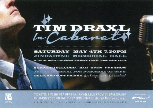 Tim Draxl in Cabaret 2013