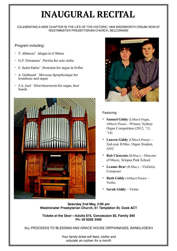 WPCB Organ Concert Flyer 2015-05-02